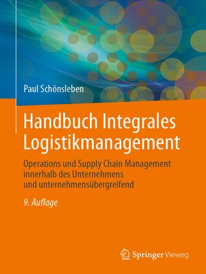 cover image of Handbuch Integrales Logistikmanagement